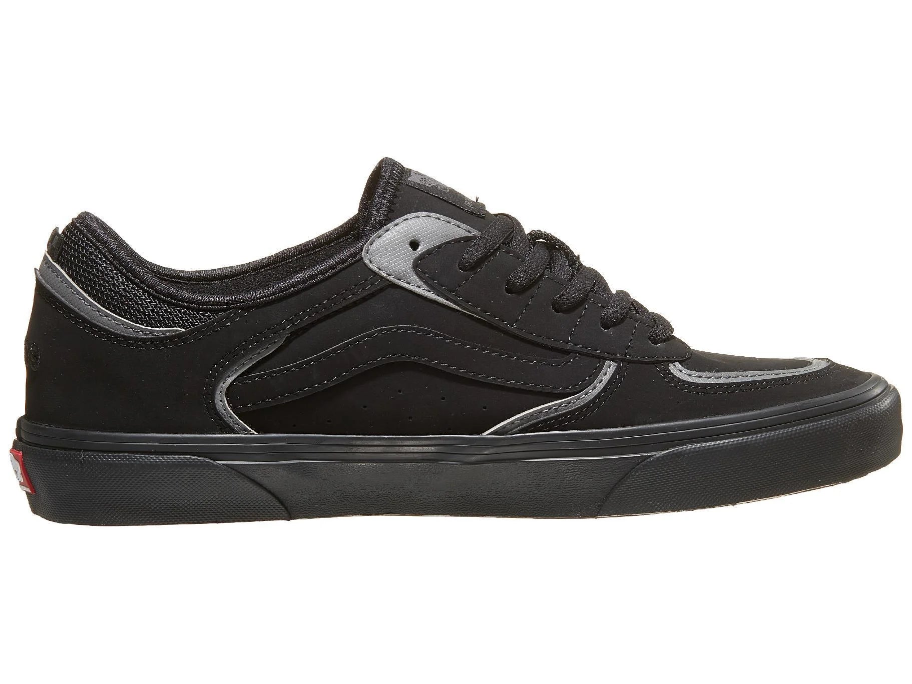 New VANS Rowley Men\'s Sz 7 Triple Black 66/99 Sk8 Low Top Shoes Black Rare 2021‎ VANS Rowley Men main image 2