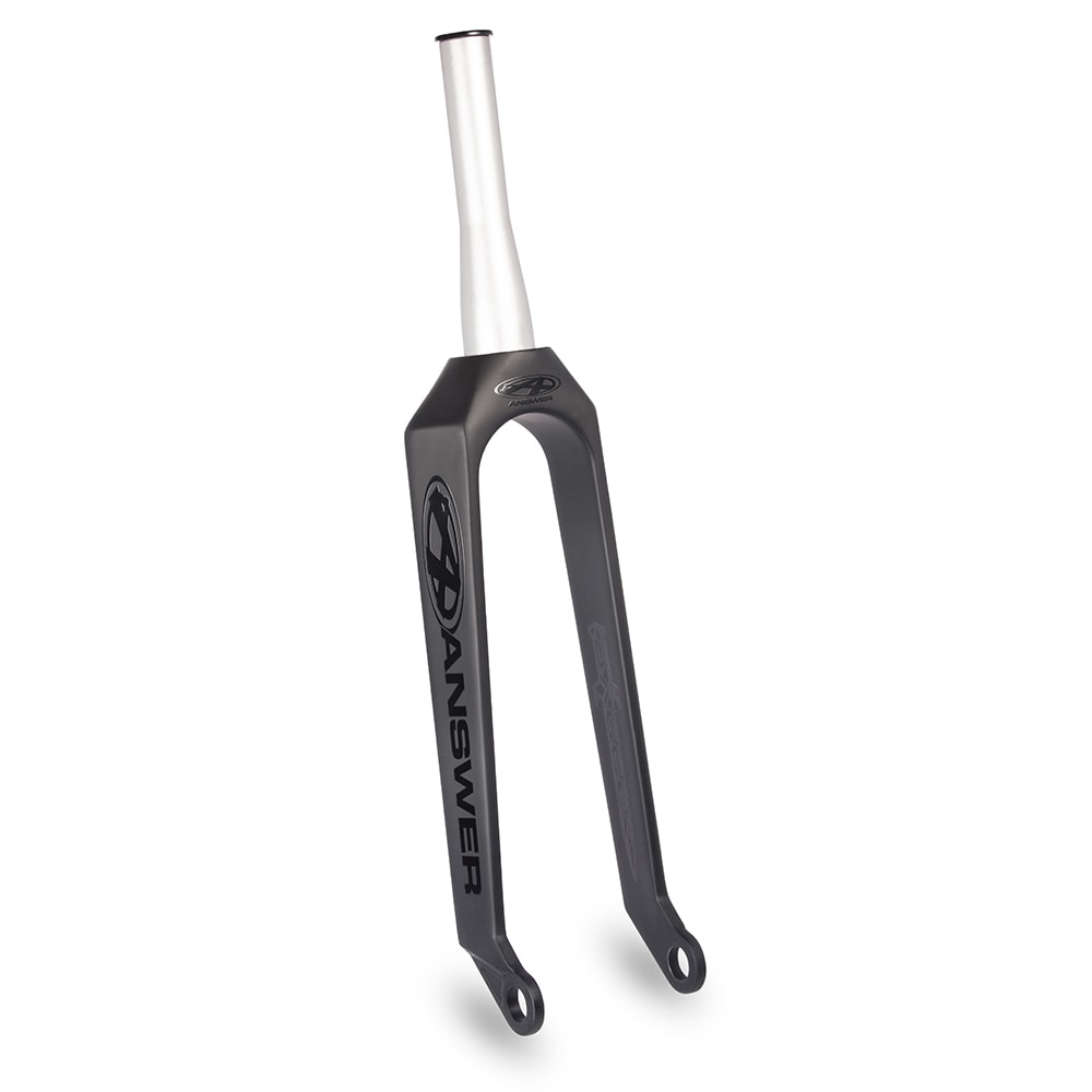 Answer Dagger Pro Tapered Carbon BMX Race Fork-20in-1 1-8-1.5in