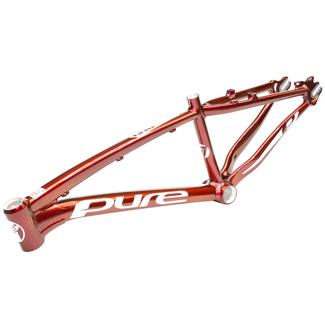 Pure V7 Alloy BMX Race Frame - Candy Red - 6