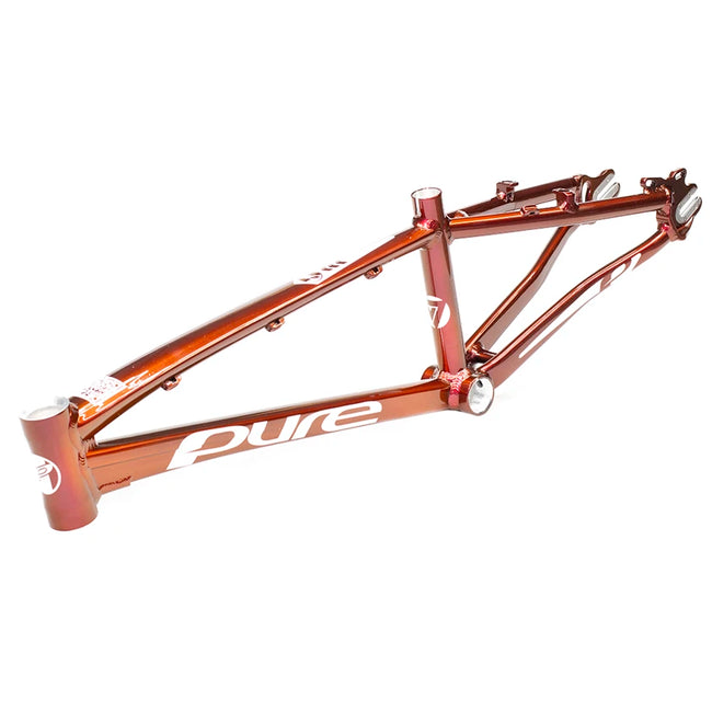 Pure V7 Alloy BMX Race Frame - Candy Red - 4