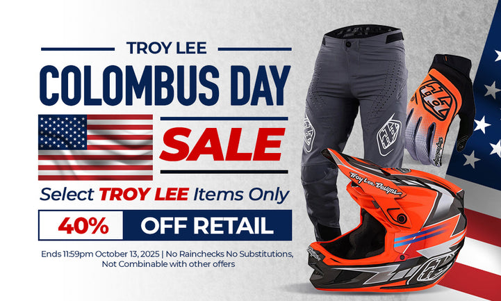 Troy Lee Columbus Day Sale