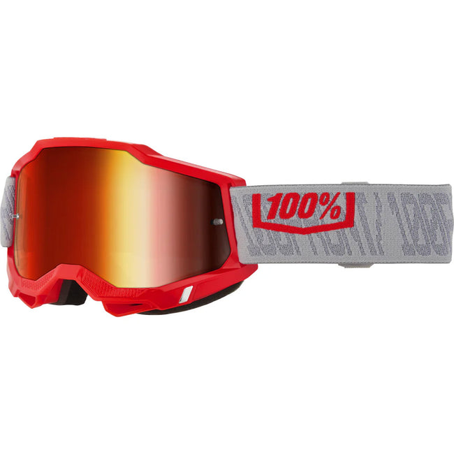 100% Accuri 2 Goggles-Gatorback-Red Mirror Lens - 1