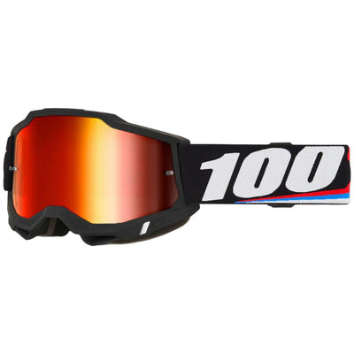 100% Accuri 2 Goggles-Magnus-Red Mirror Lens