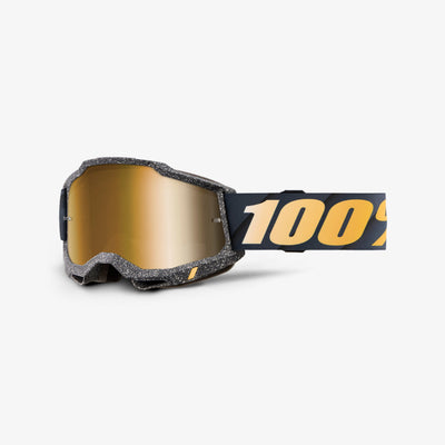 100% Accuri 2 Goggles-Risland-Mirror True Gold Lens