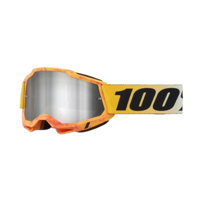 100% Accuri 2 Goggles-Razza-Silver Mirror Lens
