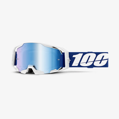 100% ARmatic Goggles-Blue-Mirror Blue Lens