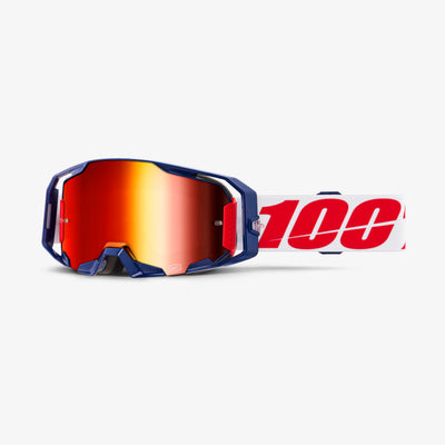 100% ARmatic Goggles-Mach Z-Mirror Red Lens