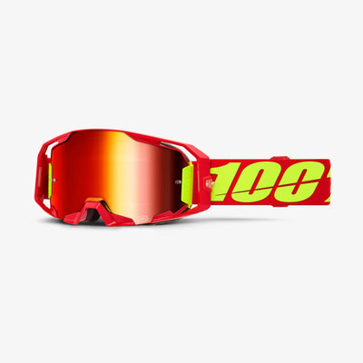 100% ARmatic Goggles-Red-Mirror Red Lens