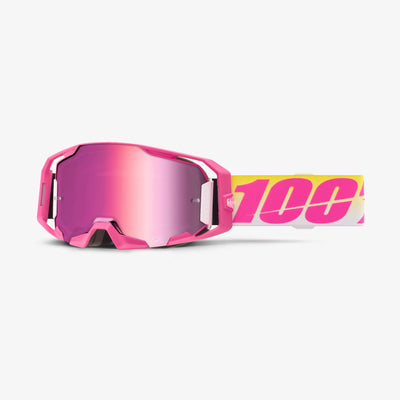 100% ARmatic Goggles-Sellars-Mirror Pink Lens