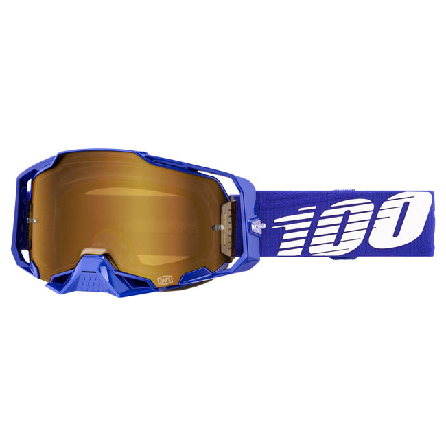 100% Armega Goggles-Klein-True Gold Mirror Lens - 1