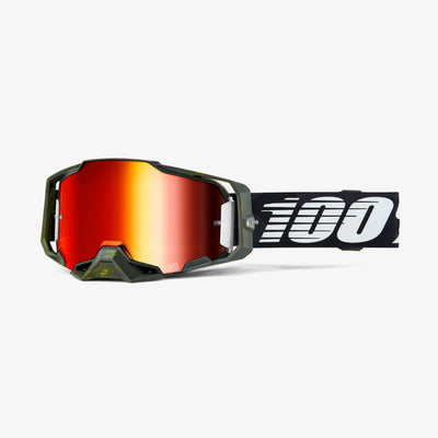 100% Armega Goggles-Soledad-Mirror Red Lens