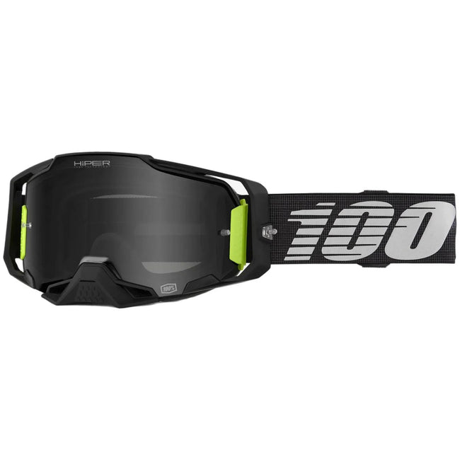 100% Armega Goggles-Tetsumi/Hiper-Black Mirror Lens - 1