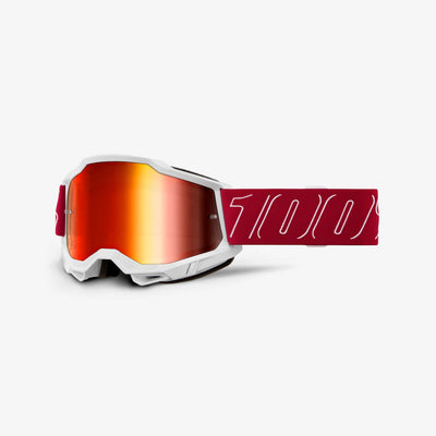 100% Accuri 2 Goggles-RedLine-Mirror Red Lens