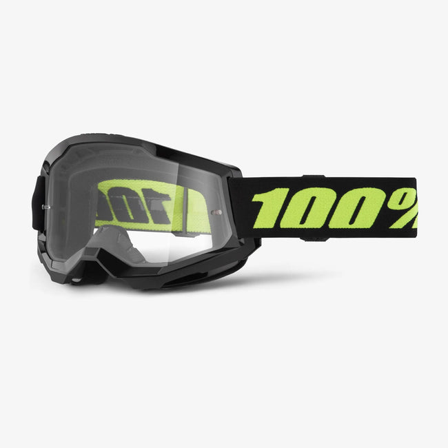 100% Strata 2 Goggles-Solar Eclipse-Clear Lens - 1