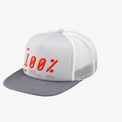 100% Transfer Trucker Hat-Grey-OSFM