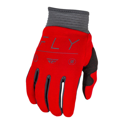 Fly Racing F-16 BMX Race Gloves-Red/Charcoal/White