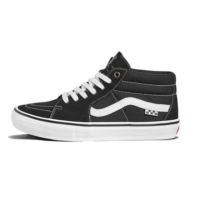 Vans Skate Grosso Mid Shoes-Black/White