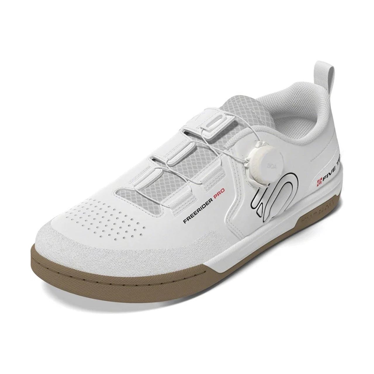adidas Five Ten Freerider Pro BOA Flat Shoes-FTW White/Core Black