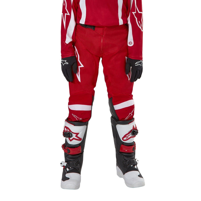 Alpinestars Kids Racer Lurv BMX Race Pants-Mars Red/White - 2