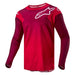 Alpinestars Racer Hoen BMX Race Jersey-Mars Red/Burgundy - 1