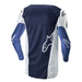 Alpinestars Racer Hoen BMX Race Jersey-White/Dark Navy/Light Blue - 2