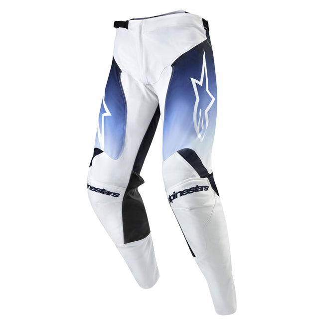 Alpinestars Racer Hoen BMX Race Pants-White/Dark Navy/Light Blue - 1