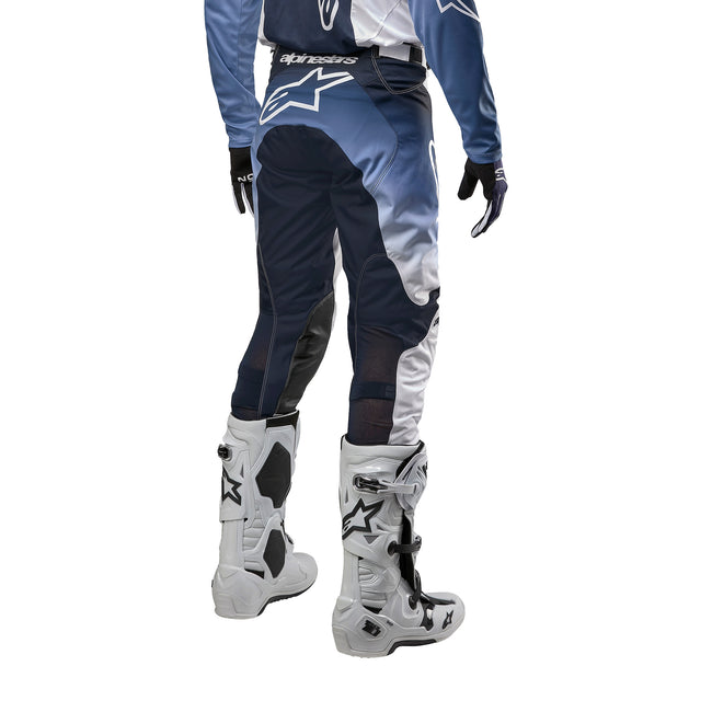 Alpinestars Racer Hoen BMX Race Pants-White/Dark Navy/Light Blue - 4