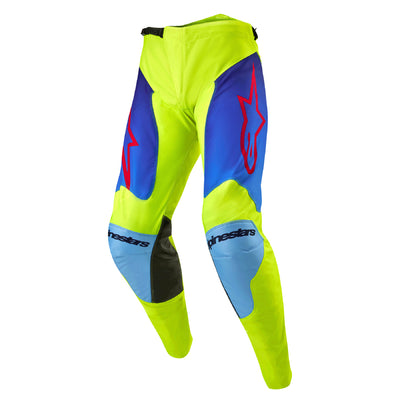 Alpinestars Racer Hoen BMX Race Pants-Yellow Flo/Blue/Night Navy