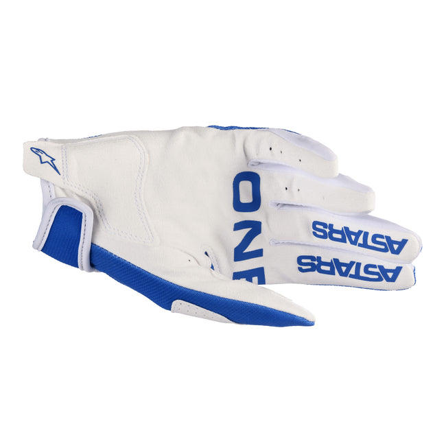 Alpinestars Youth And Kids Radar BMX Race Gloves-UCLA Blue/White - 2