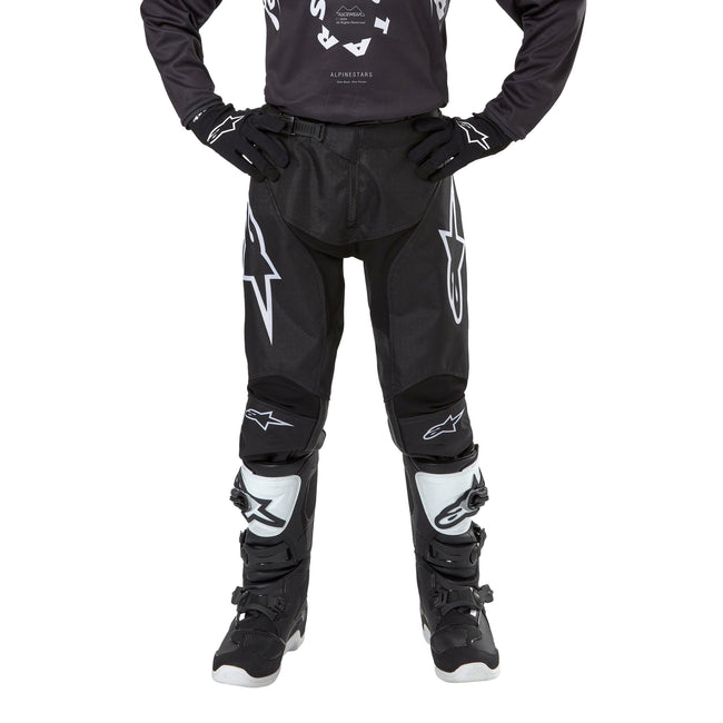 Alpinestars Youth Racer Hana BMX Race Pants-Black/White - 3