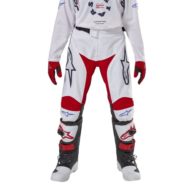 Alpinestars Youth Racer Hana BMX Race Pants-White/Multicolor - 3