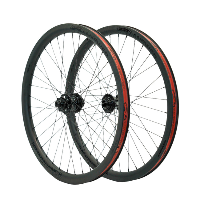 Answer Pro Cruiser Carbon Disc Wheelset-36H-24x1.75&quot; - 1