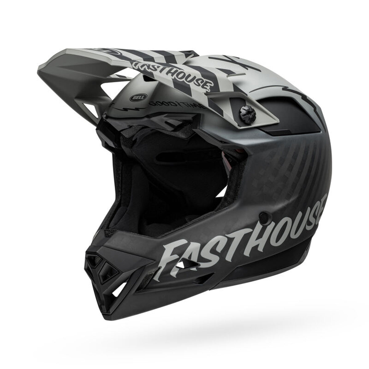 bell bike helmet suspensions Bell Full-10 Spherical BMX Race Helmet-Fasthouse Matte Gray-Black – J&R Bicycles, Inc