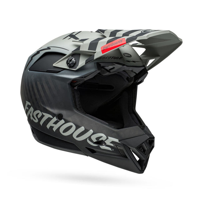 Bell Full-10 Spherical BMX Race Helmet-Fasthouse Matte Gray/Black - 7