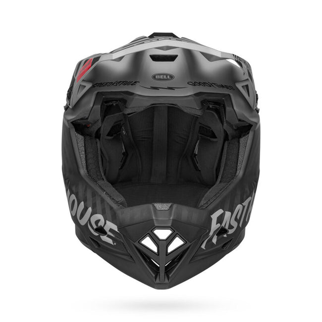 Bell Full-10 Spherical BMX Race Helmet-Fasthouse Matte Gray/Black - 8