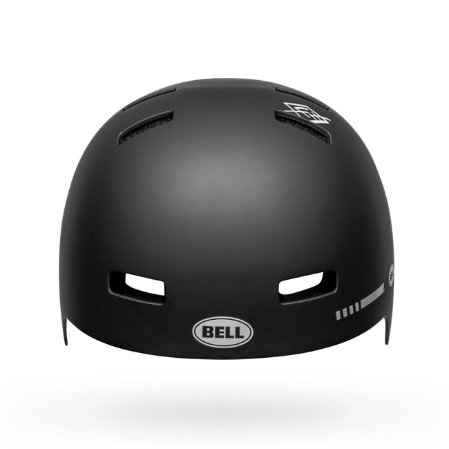 bell black bicycle helmet Bell Local BMX Helmet-Fasthouse Matte Black-White – J&R Bicycles, Inc