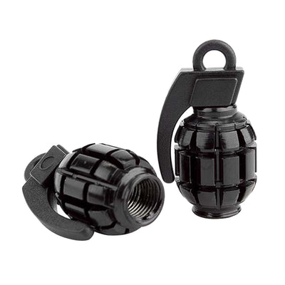 Black Ops Grenade BMX Valve Caps