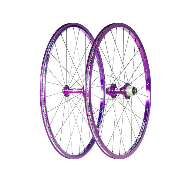 Purple bike online rims