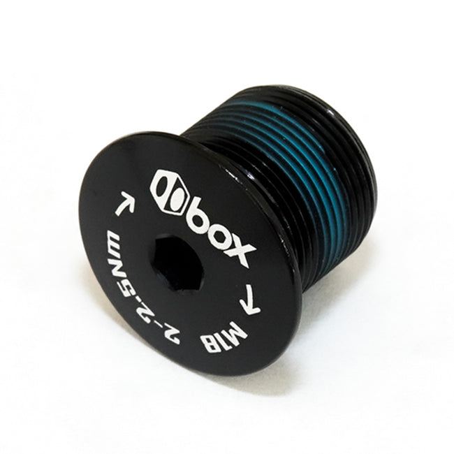 Box Crank 2pc Alloy Spindle Fixing Bolt-Black - 2