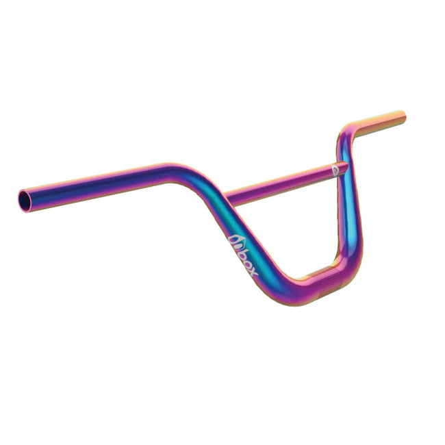 Box Hex Lab 31.8 Titanium Handlebars-McKenzie Gayheart Edition-7&quot;-Rainbow - 2