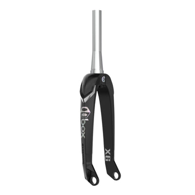 Box Hexlab X6 Pro Tapered Carbon BMX Race Fork-20"-1 1/8"-1.5"-20mm-Matte Black