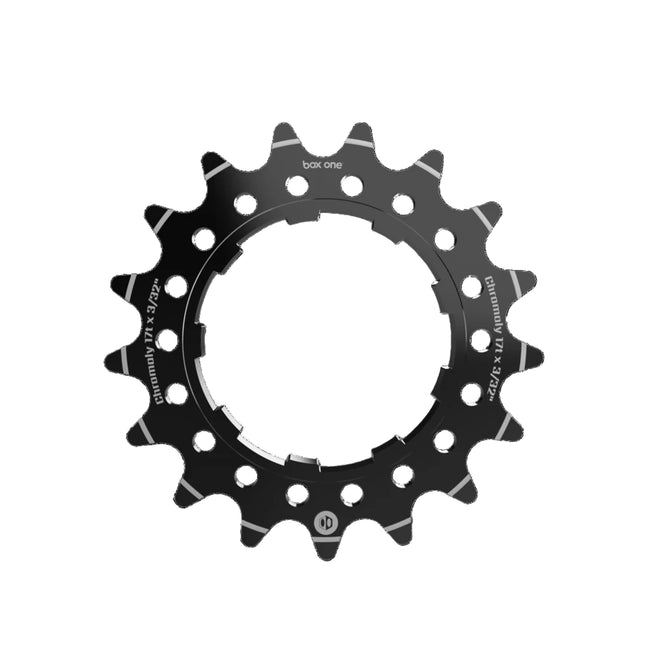Box One 3/32&quot; Stealth Oversized Pro CNC Chromoly Cog-Black - 2