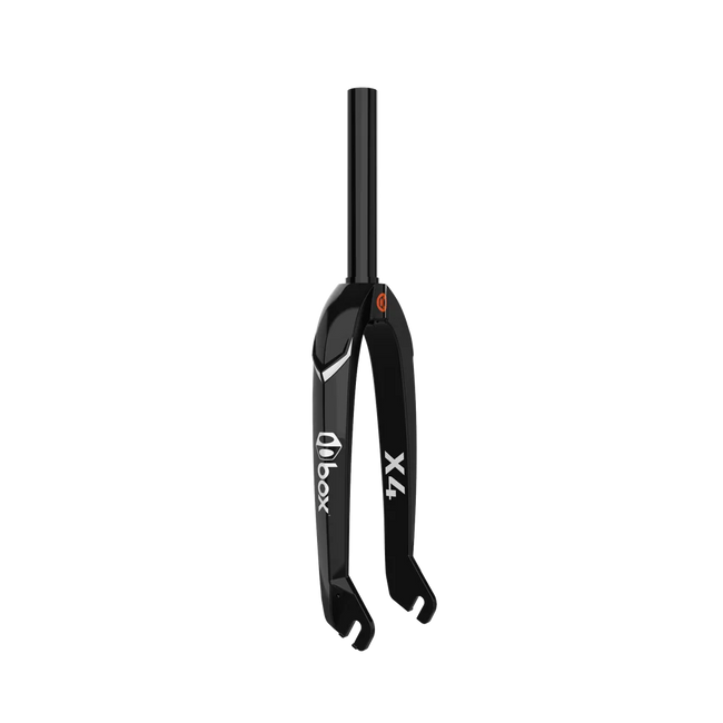 Box One X4 Pro Carbon BMX Race Fork-24"-1 1/8"-Black-10mm - 1