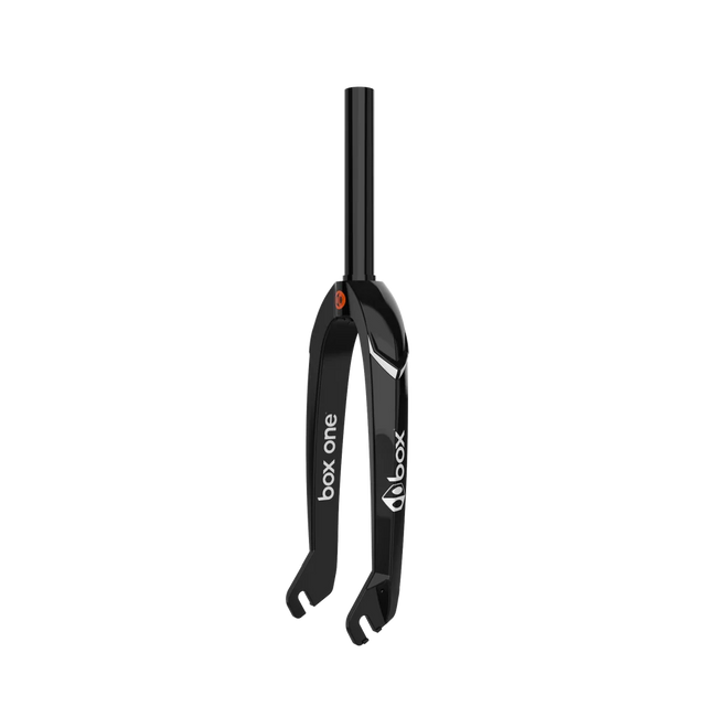 Box One X4 Pro Carbon BMX Race Fork-24"-1 1/8"-Black-10mm - 3