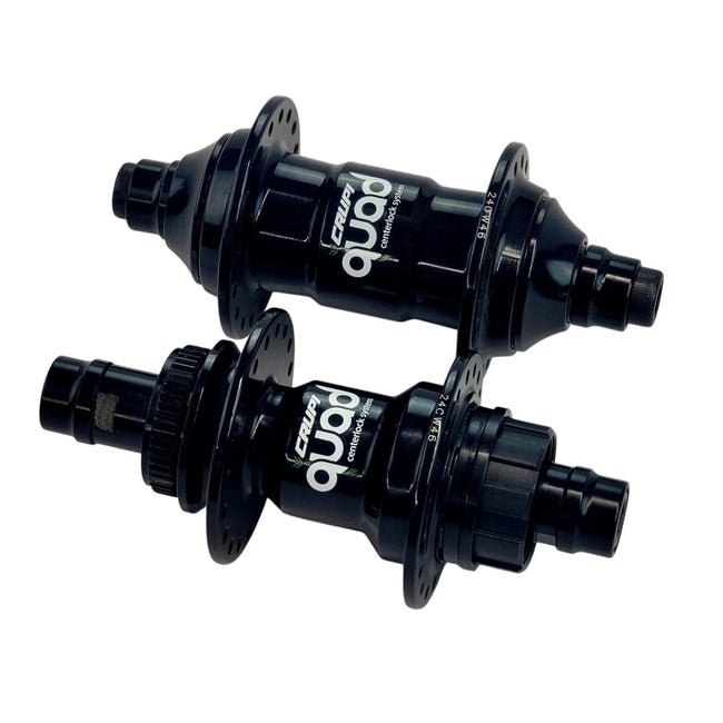 Crupi Quad Pro Centerlock Hubset-Black-36H - 1
