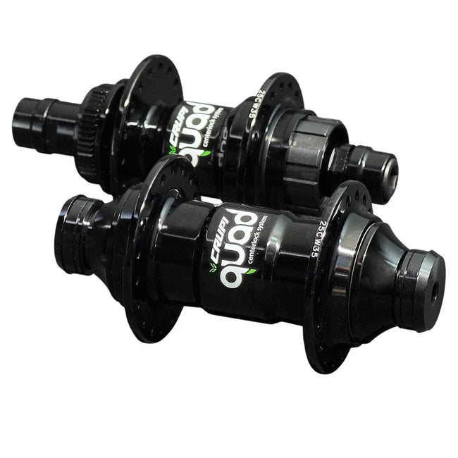 Crupi Quad Pro Centerlock Hubset-Black-36H - 2