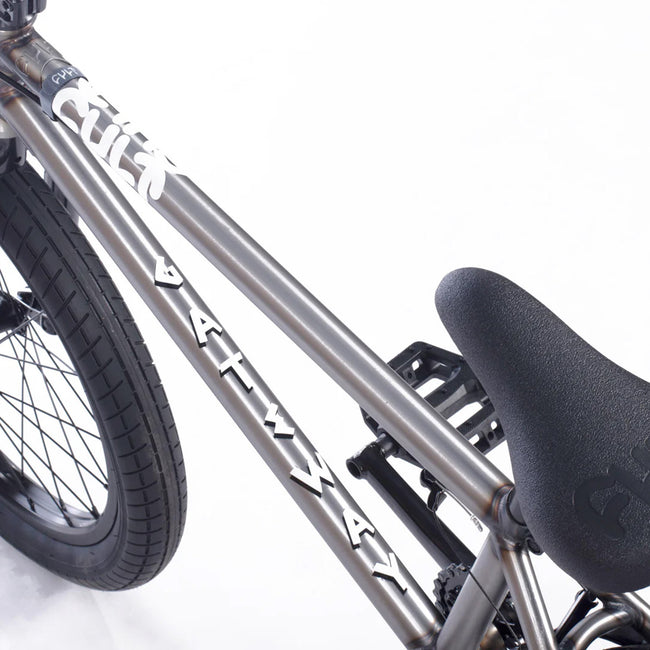 Cult Gateway 20.5"TT BMX Freestyle Bike-Clear Coat Raw - 2