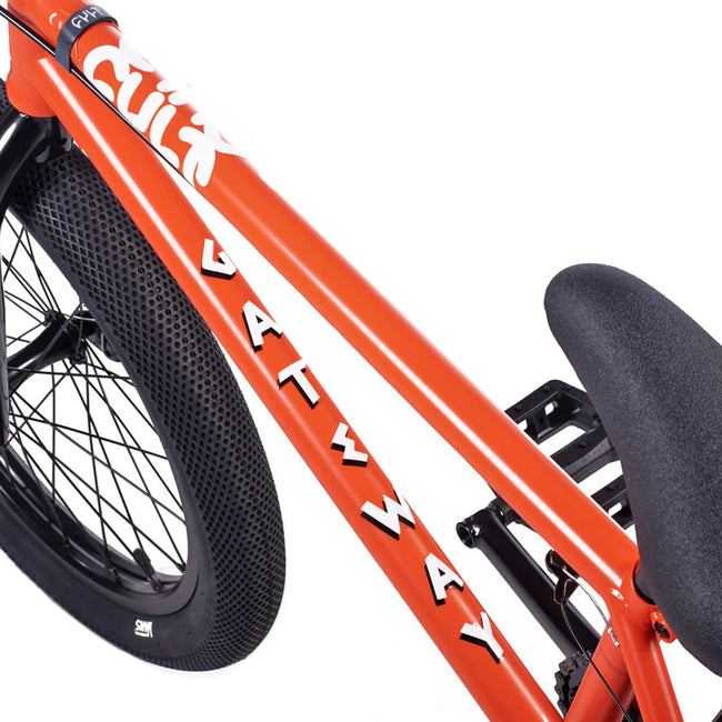 Cult Gateway 20.5"TT BMX Freestyle Bike-Orange/All Black - 2