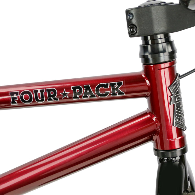DK Four Pack 20"TT BMX Freestyle Bike-Oxblood - 3