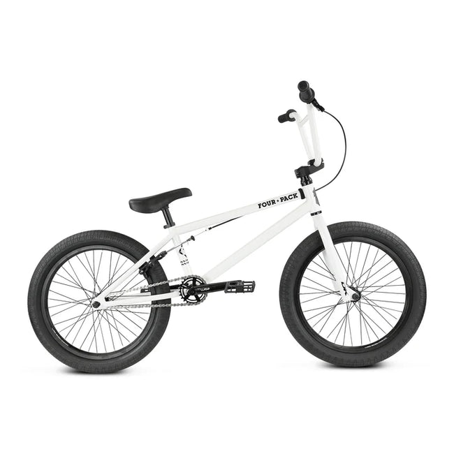 DK Four Pack 20"TT BMX Freestyle Bike-White - 1